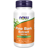 NOW Foods extracto corteza pino rojo chino, botella; posible antioxidante diario