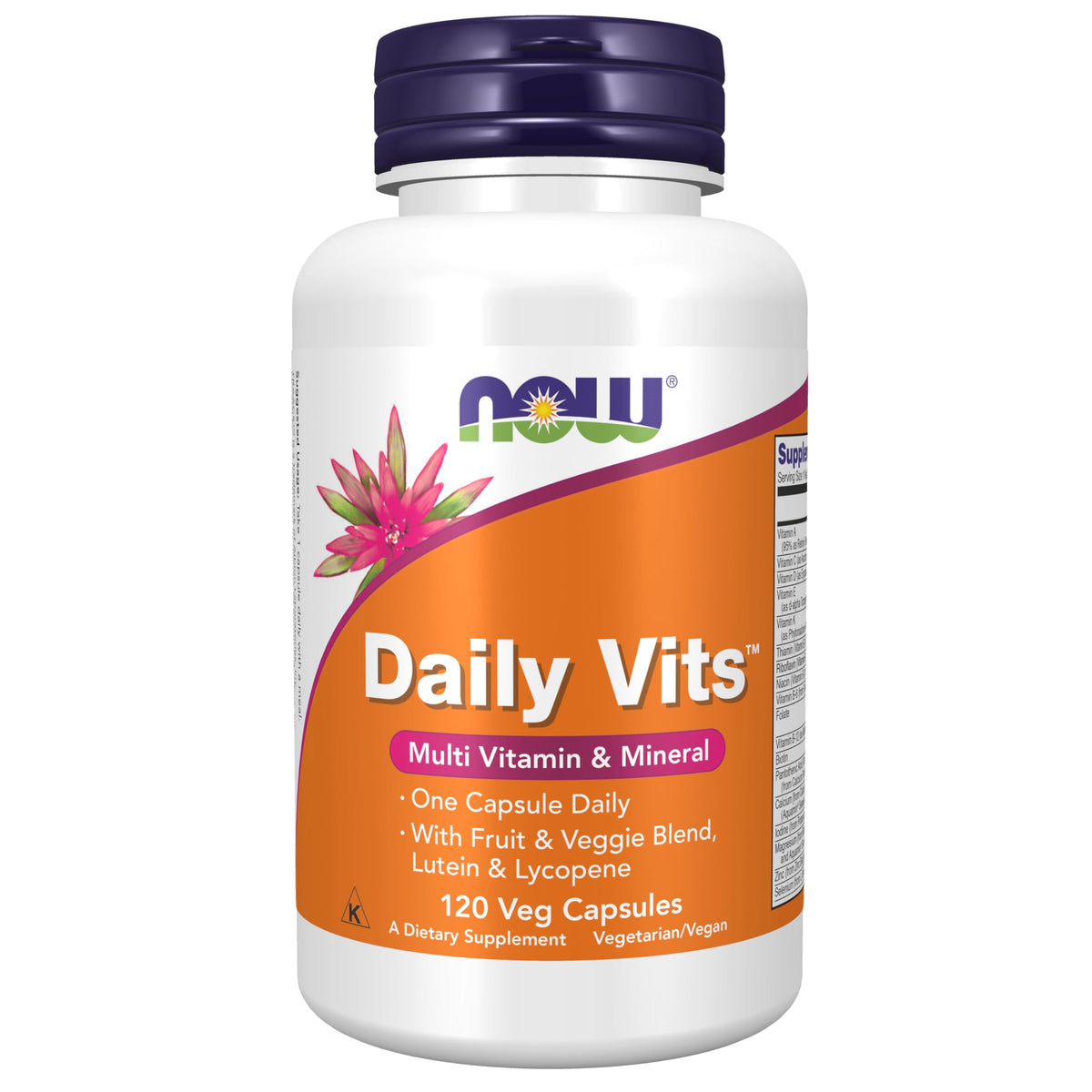 NOW Foods Daily Vits: cápsula con mezcla de fruta y verdura para completar la dieta
