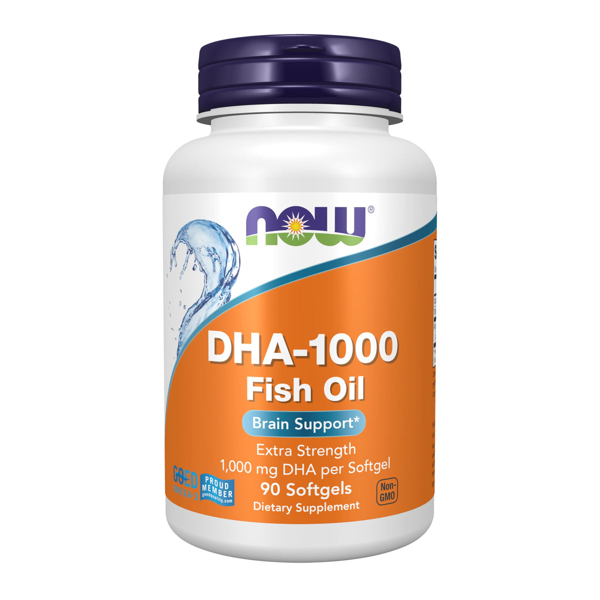 NOW Foods DHA 1000 cápsulas blandas, apoyo potencial a la salud cerebral