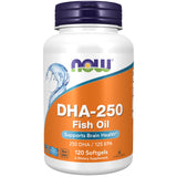 NOW Foods DHA-250-125 cápsulas: cápsulas para apoyar la salud cerebral.