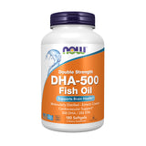 NOW Foods DHA-500, cápsula recubierta entérica para mejor tolerancia digestiva