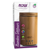 NOW Foods difusor aromaterapia ultrasonico de bambú para sala de estar
