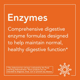 NOW Foods Digest Ultimate: lista de enzimas clave para descomponer proteínas y carbohidratos.