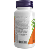 NOW Foods DOPA Mucuna, etiqueta trasera, información clara sobre uso recomendado.