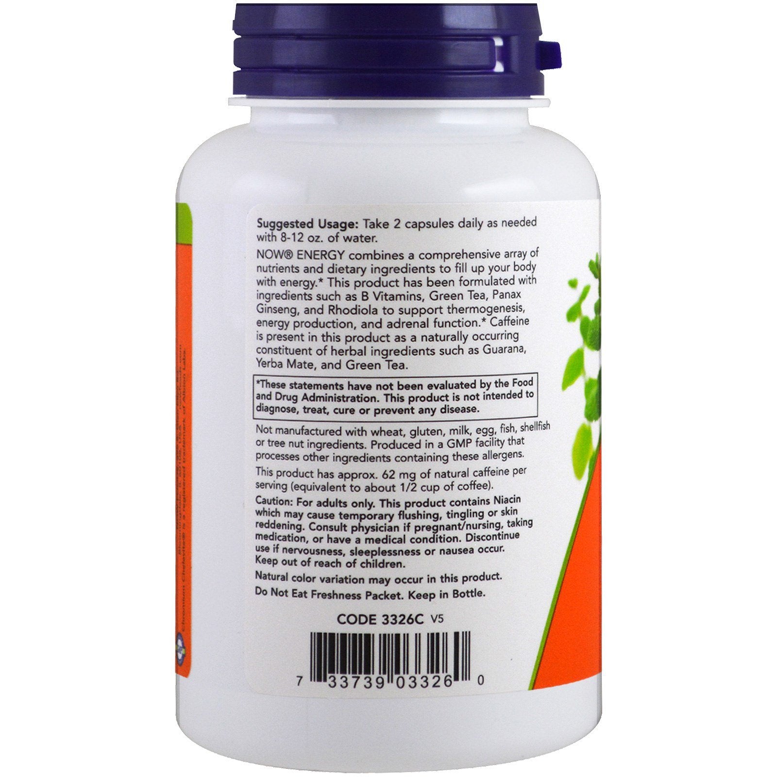 NOW Foods Energy Metabolic Diet 90 vcaps, tomando con agua, uso práctico diario, comodidad en la rutina