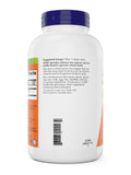 Etiqueta informativa de NOW Foods Espirulina Orgánica 1000 mg y valores nutricionales.