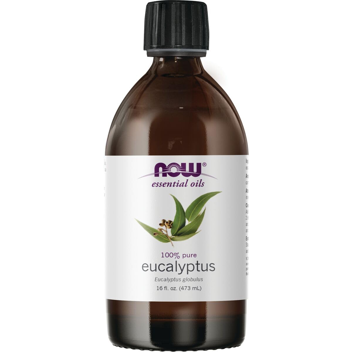NOW Foods aceite esencial de eucalipto, botella de 16 oz, aroma puro para aromaterapia