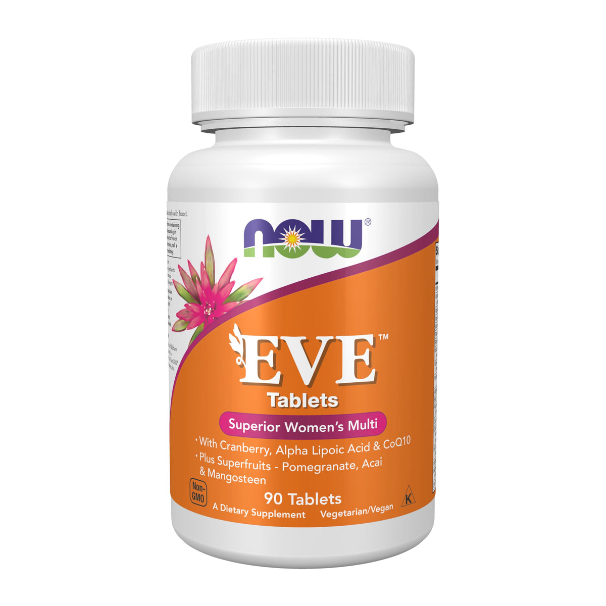 NOW Foods Eve: tabletas multivitamínicas para mujer, soporte diario de nutrientes.