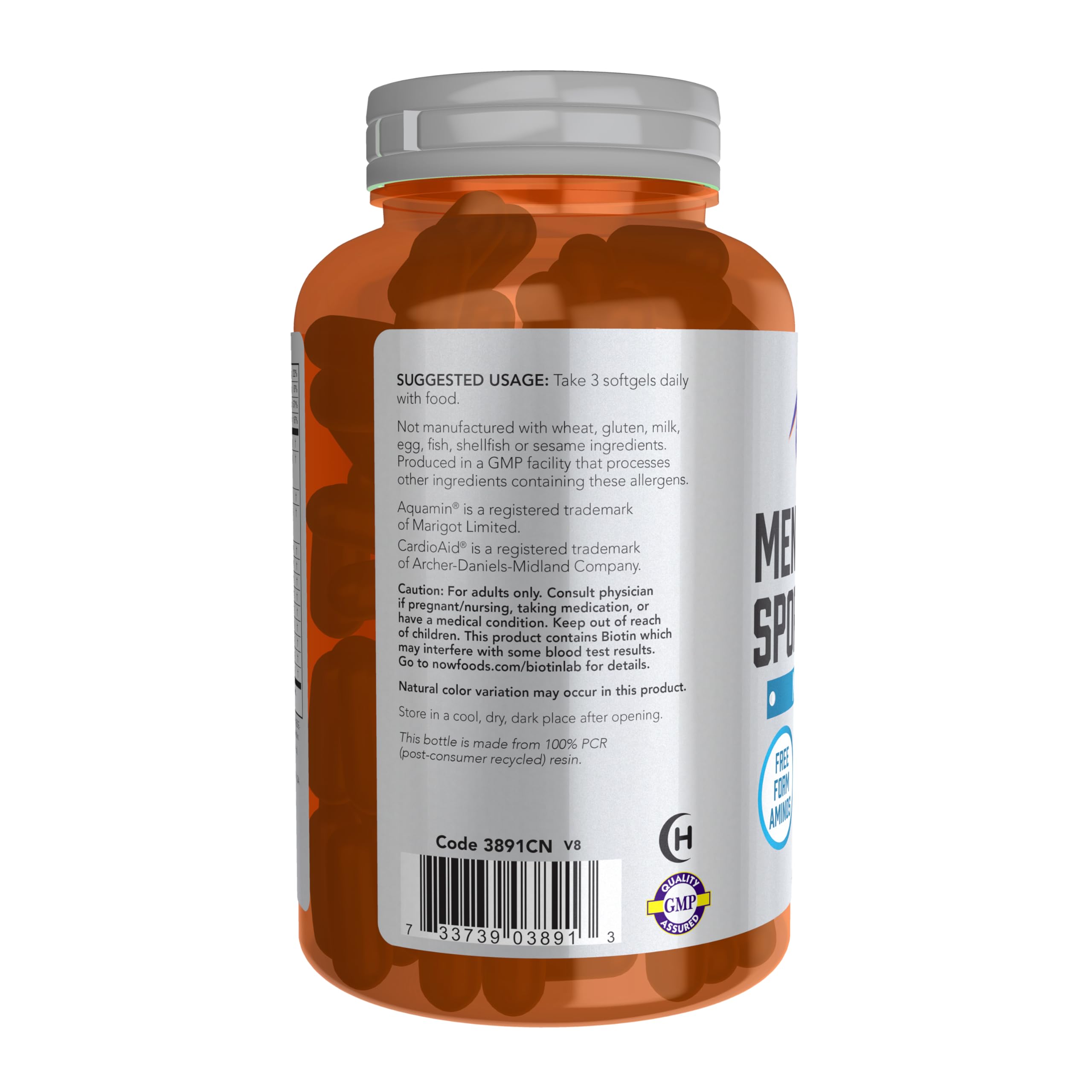 NOW Foods Extractos herbales, apoyo natural para rendimiento sostenido.