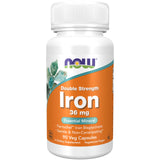 NOW Foods Ferrochel Iron Bisglycinate, botella: absorción suave para energía diaria.