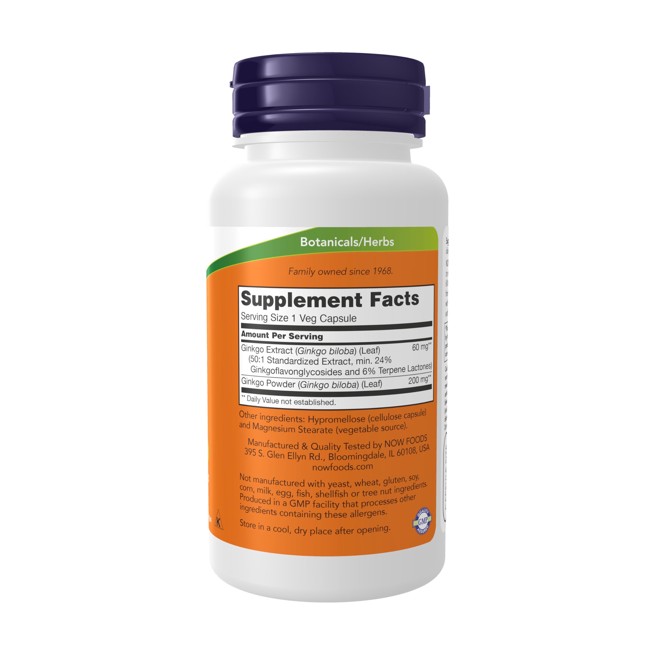 NOW Foods Ginkgo Biloba: extracto estandarizado al 24% con beneficios potenciales