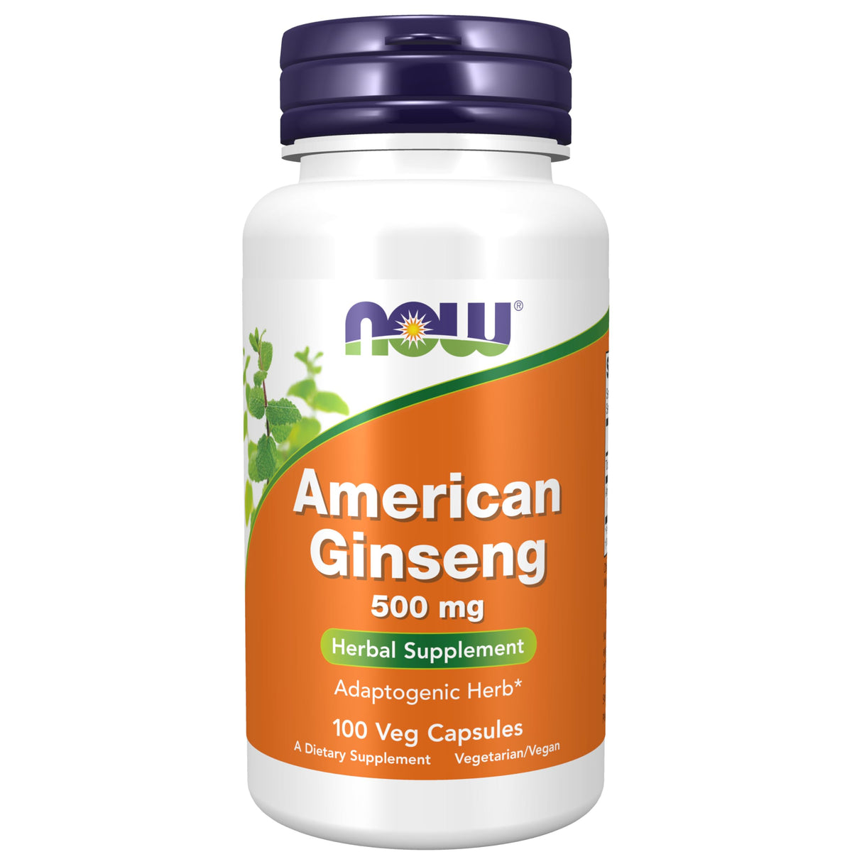 NOW Foods ginseng americano cápsulas para energía diaria y bienestar