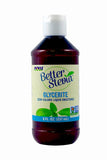 NOW Foods glicerito de stevia, botella con gotero para endulzar bebidas sin calorías.