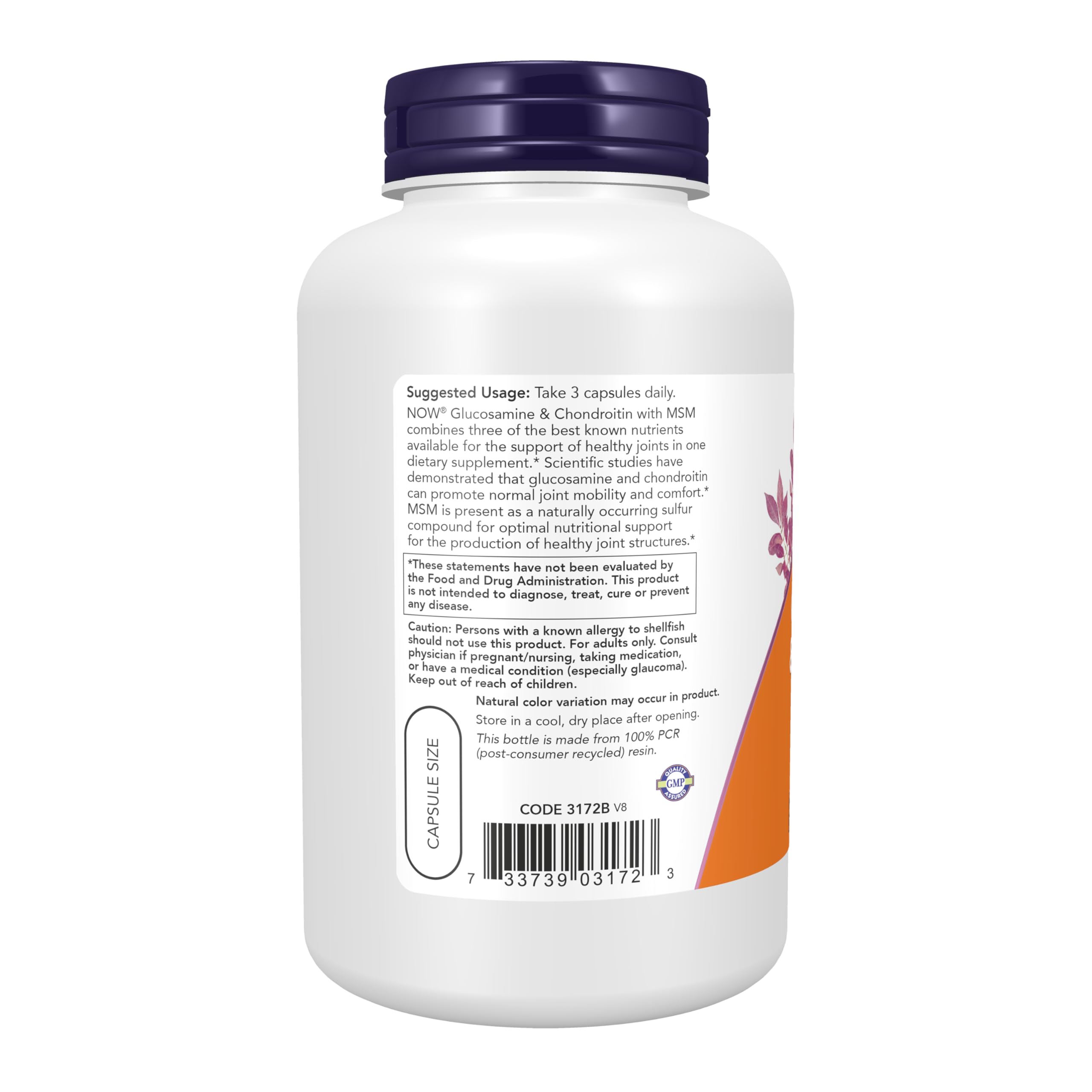 NOW Foods Glucosamina: frascos de doble pack para uso diario.