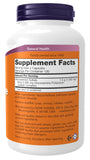 NOW Foods Glucosamina Sulfato 750 mg etiqueta: información clara de ingredientes y certificaciones.