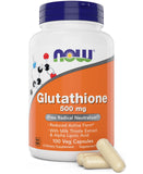 NOW Foods Glutatión 500 mg: cápsulas veganas para uso diario