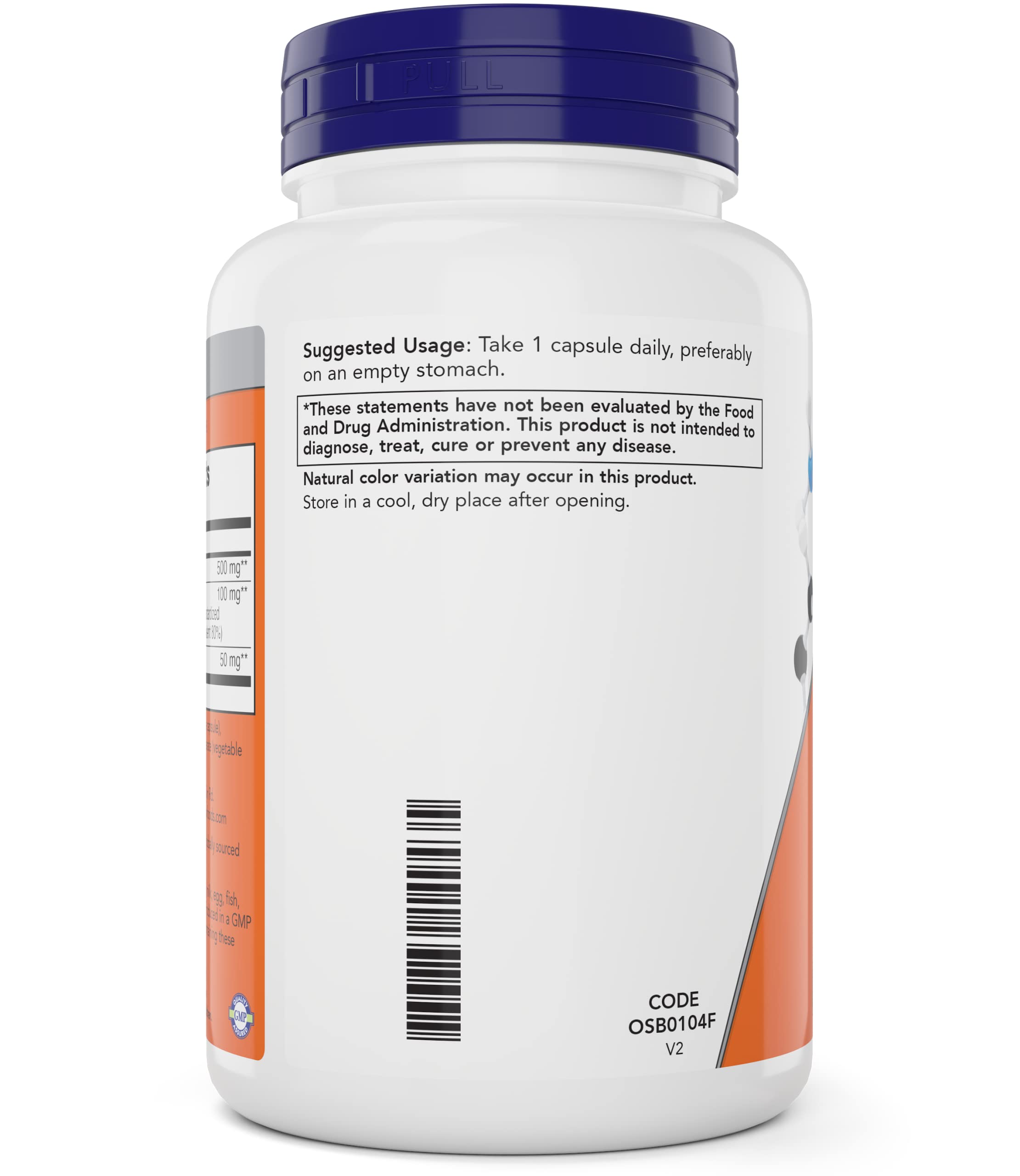 NOW Foods Glutatión 500 mg con extracto de cardo mariano y ácido alfa-lipoico