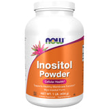NOW Foods Inositol polvo, botella visible, ayuda a la función de membranas y células en todo el cuerpo