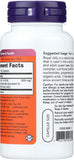 NOW Foods Jalea Real 1500 mg cápsulas en frasco, fácil de usar.