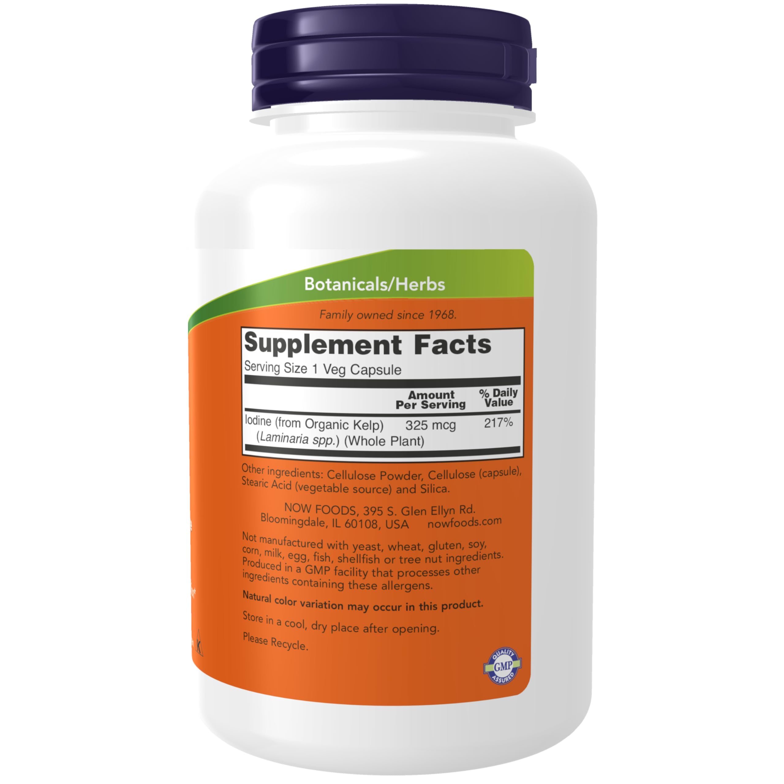 NOW Foods Kelp, fuente natural de yodo, ideal para ensaladas y batidos