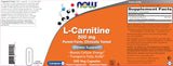 L-Carnitina NOW Foods tartrato de carnitina para rendimiento sostenido