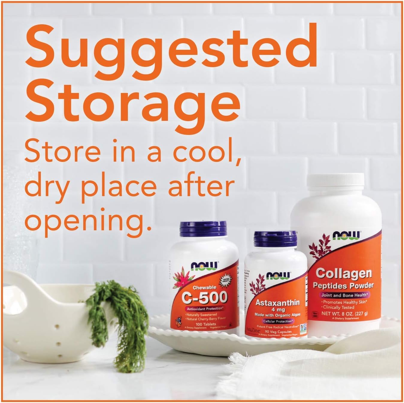 NOW Foods L-Carnitina, etiqueta clara que destaca pureza y opciones no-GMO