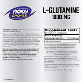 NOW Foods L-Glutamina 1,000 mg cápsulas: cápsulas para equilibrio de nitrógeno.