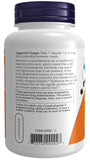 Etiqueta frontal de NOW Foods L-Glutamina con dosis visible.
