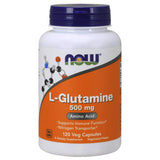 NOW Foods L-Glutamine 500 mg, bote de 120 cápsulas para uso diario