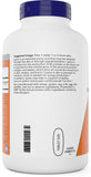 Frasco NOW Foods L-Lisina 1000 mg, imagen de envase y calidad