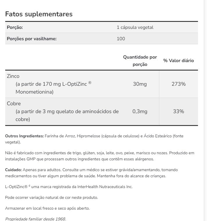 Now Foods L-OptiZinc, pack de dos para mantener zinc diario