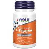 NOW Foods L-Teanina 200 mg con inositol en botella: relajación y enfoque.
