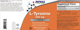 NOW Foods L-Tirosina 500 mg, envase 100% PCR: opción sostenible