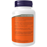 NOW Foods L-Tirosina 500 mg, etiqueta frontal, referencia rápida para elegir este suplemento.