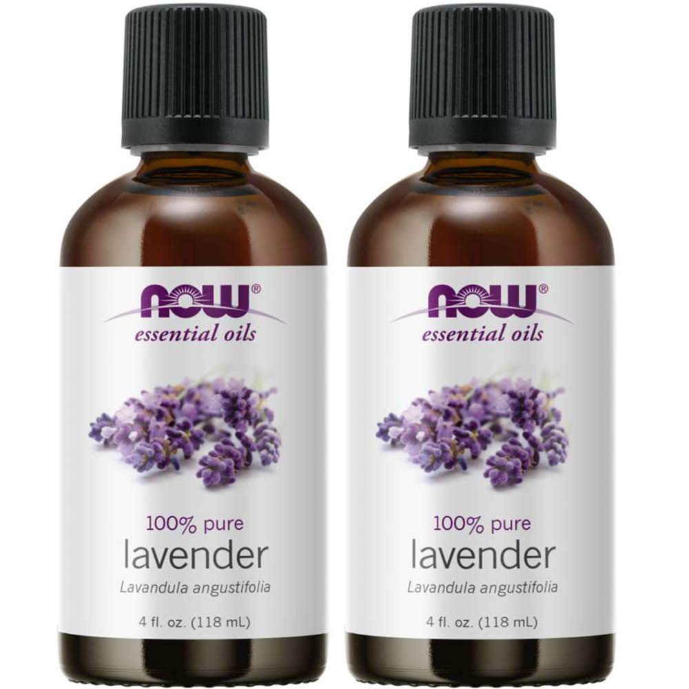 NOW Foods Lavanda: botella de aceite puro para aromaterapia en casa