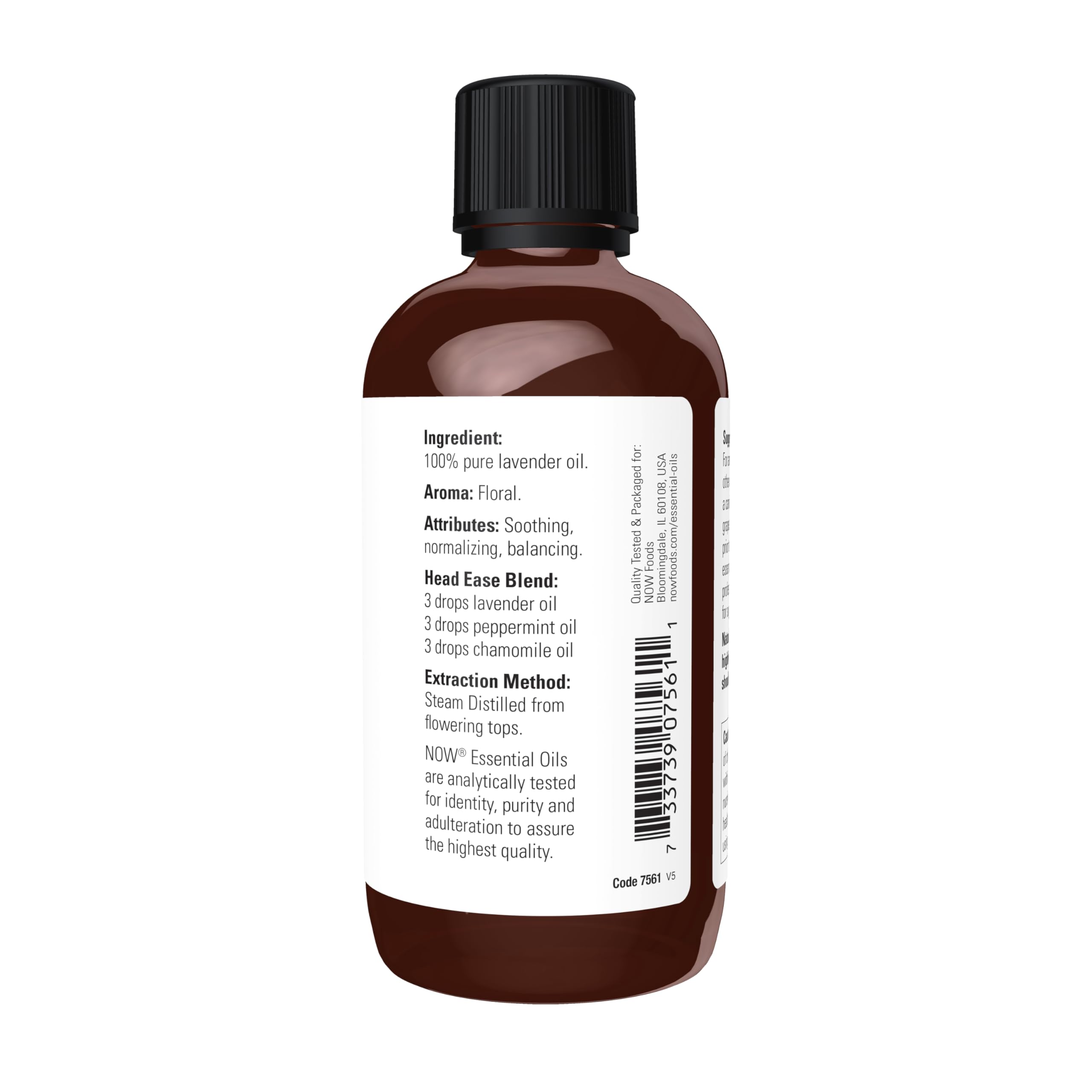 NOW Foods Lavanda para difusor: aroma floral relajante en interiores.