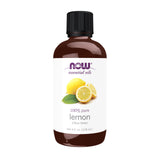 NOW Foods Lemon Oil en bote, aroma cítrico renovador para habitaciones