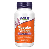 NOW Foods Macular Vision Softgel: empaque compacto para uso diario y almacenamiento seguro