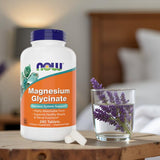 NOW Foods magnesio glicinato sin alergenos