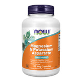 NOW Foods magnesio-potasio-aspartato-taurina en botella para uso diario y bienestar