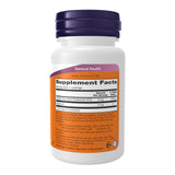NOW Foods Melatonina 3 mg: etiqueta clara con instrucciones y beneficios.