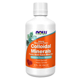 NOW Foods Minerales Coloidales Frambuesa en botella, fuente natural de minerales.