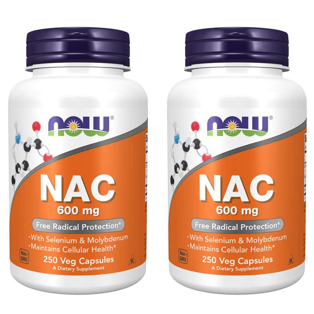 NOW Foods NAC 600 mg en botella, cápsulas fáciles de tomar para tu rutina diaria