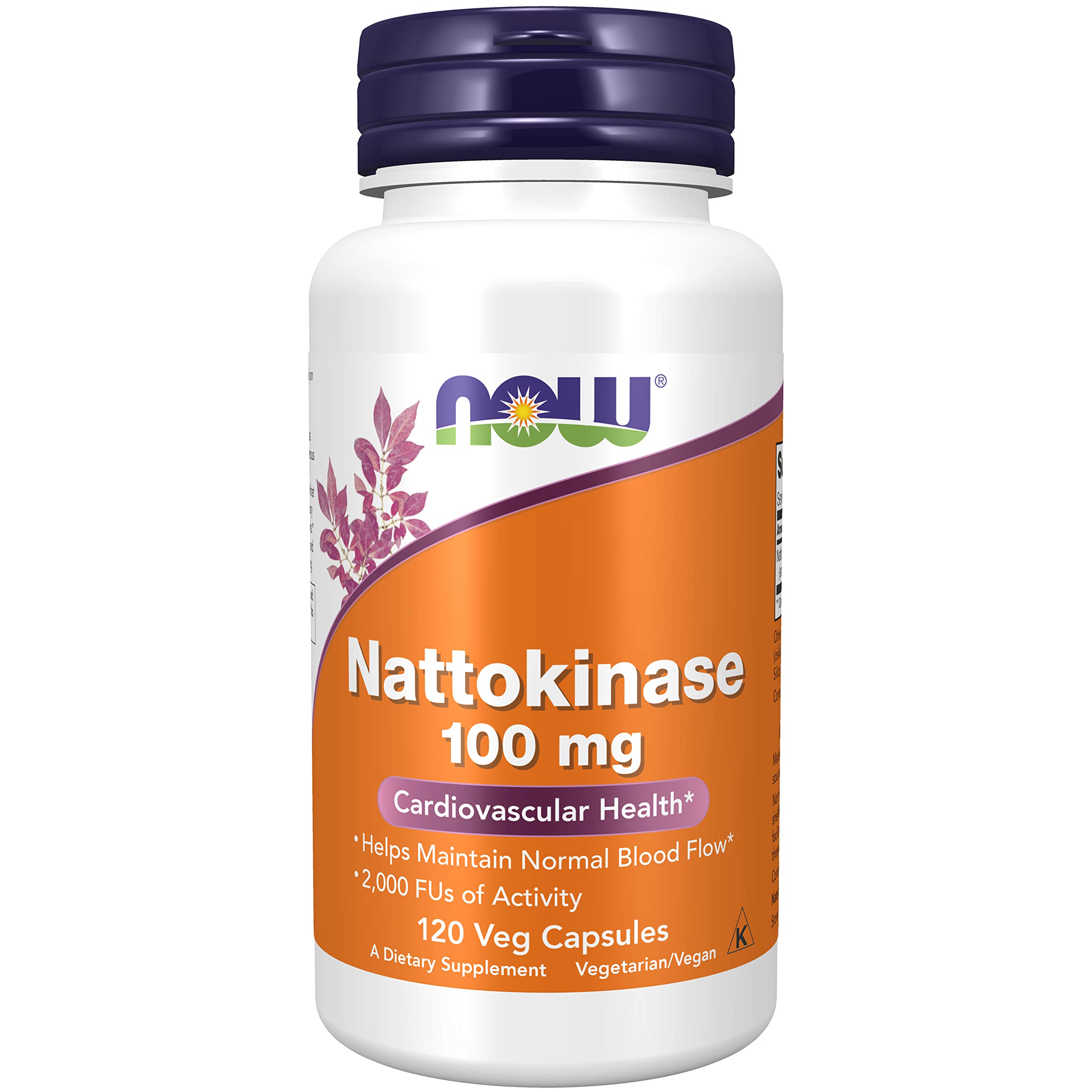 NOW Foods Nattokinase: cápsulas vegetales para apoyar la circulación.