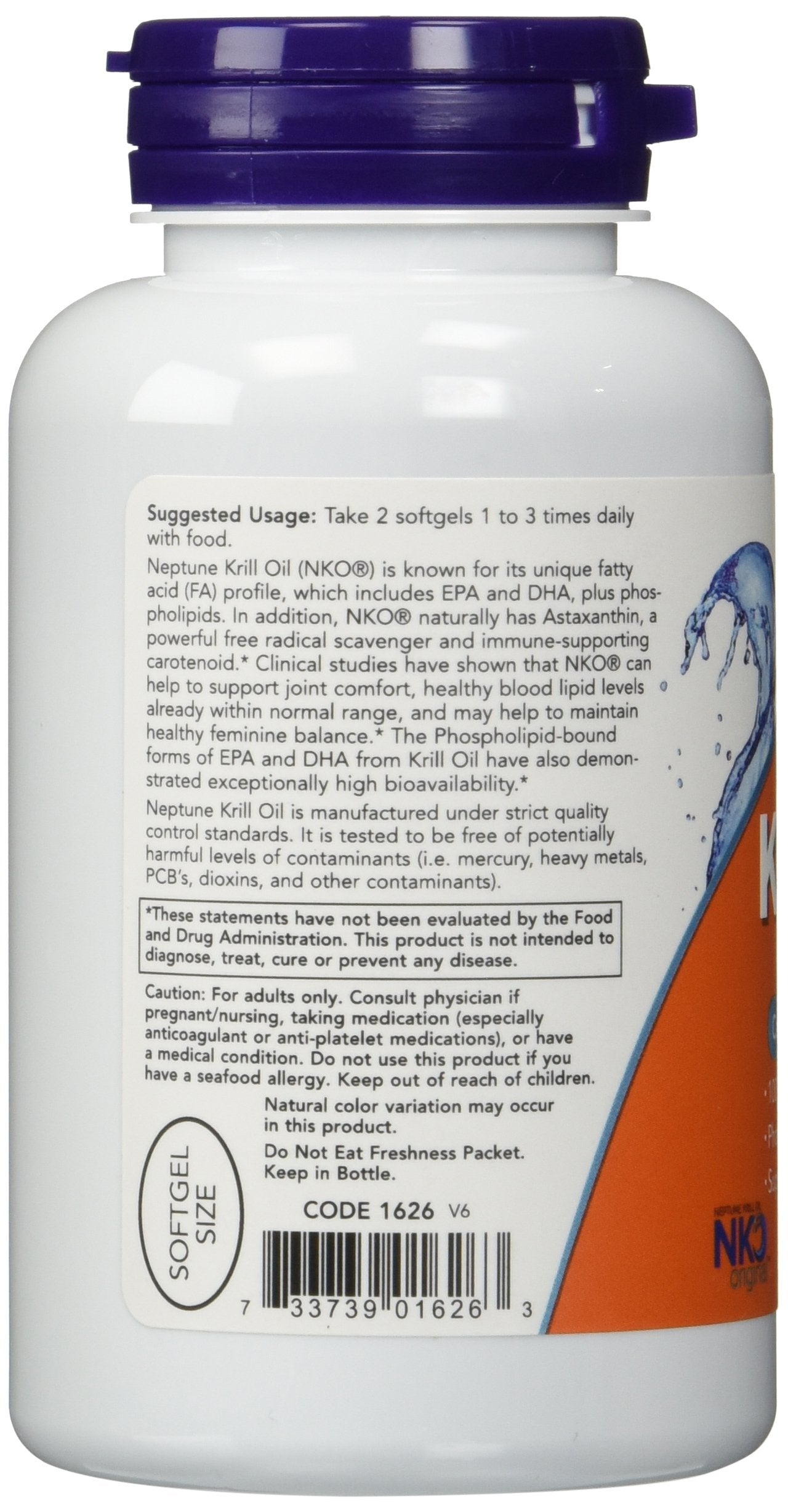 NOW Foods Neptune Krill Oil, cápsulas blandas, fácil de incorporar en la rutina diaria.