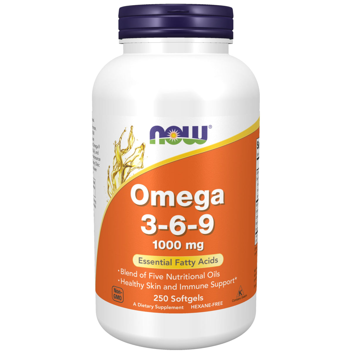 NOW Foods Omega 3-6-9 cápsulas blandas listas para uso diario