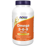 NOW Foods Omega 3-6-9 cápsulas blandas listas para uso diario