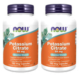 NOW Foods Potassium Citrate: botella frontal para uso diario.
