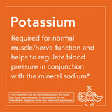 NOW Foods Potassium Citrate: mano sosteniendo la caja del producto.