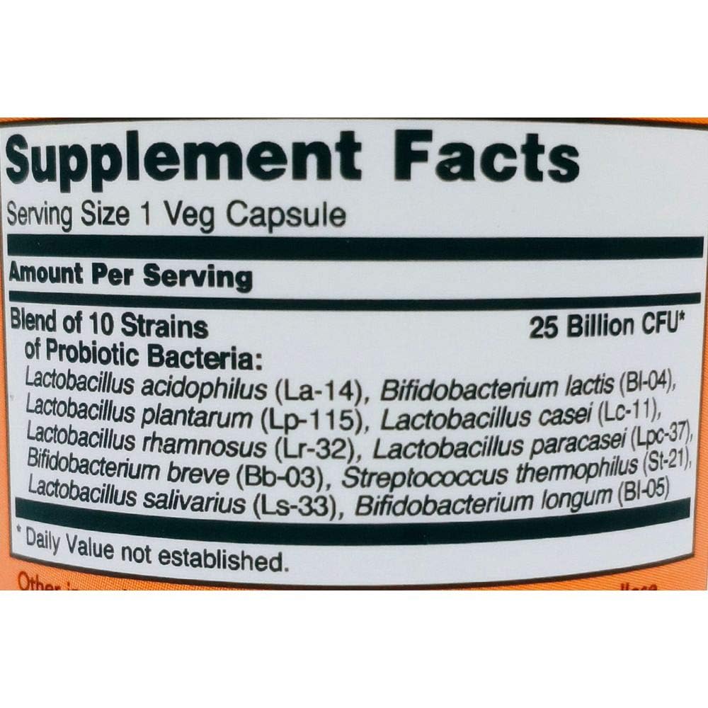 NOW Foods Probiotic-10 pack doble para ahorro y conveniencia.